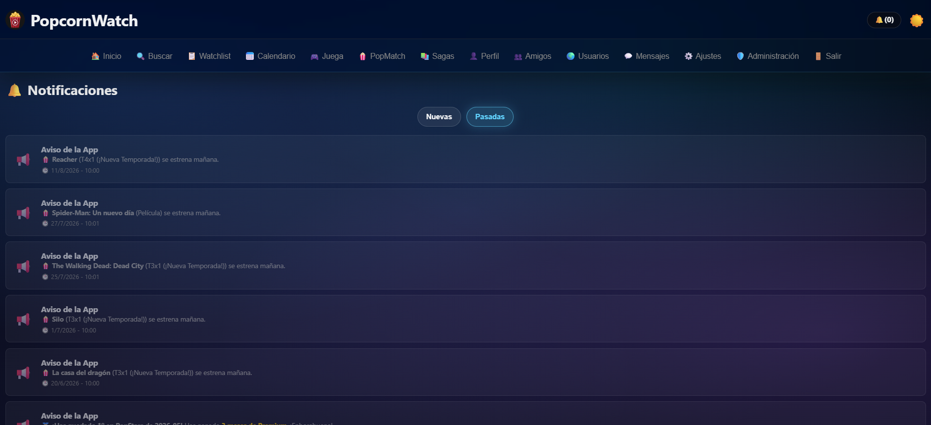 Notificaciones push
